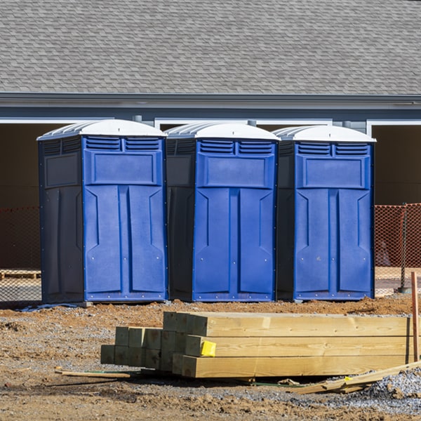 are there any restrictions on where i can place the porta potties during my rental period in Star Tannery